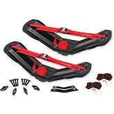 Malone SeaWing Saddle Style Universal Car Roof Rack Kayak Carrier with Bow &amp; Stern Tie-Downs &ndash; 70 lb Capacity, V-Style Cradles, No-Tool Install, Jawz Mount, Corrosion-Resistant Nylon