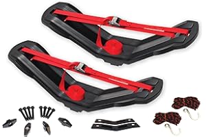 Malone SeaWing Saddle Style Universal Car Rack Kayak Carrier with Bow and Stern Lines