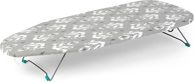 Beldray Tabletop Ironing Board 76 x 31cm Ikat Cover Felt Underlay