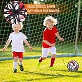 Ainiv Soccer Ball Net Kicker 1PC Trainer for Size 3-5 Footballs Black view 6