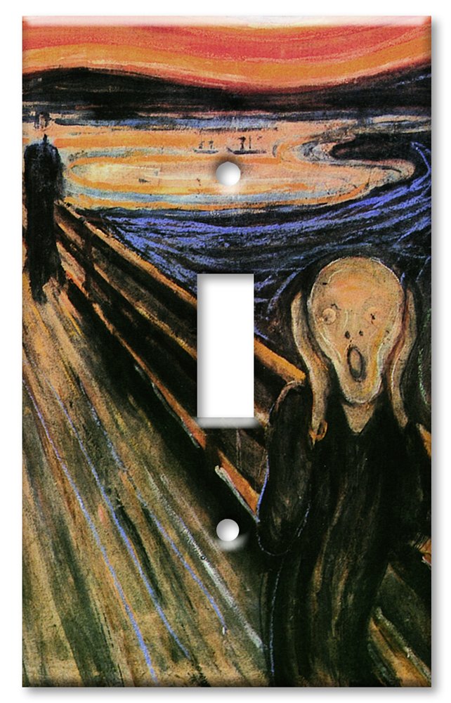 Art Plates - Munch: The Scream Switch Plate