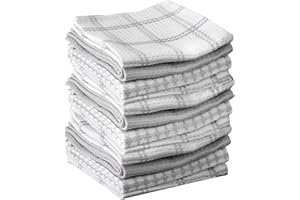 T-FAL Premium Waffle Dish Cloths: Highly Absorbent, Super Soft Long Lasting - 100% Cotton, 12"x13" Towel for Cleaning & Dryin