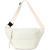 Sling Bag for Women Men,Woven Leather Fashionable Fanny Pack Crossbody Bags with Adjustable Shoulder Strap Chest Packs for Travel Cycling Work Sport Hiking Gym,Large-Beige