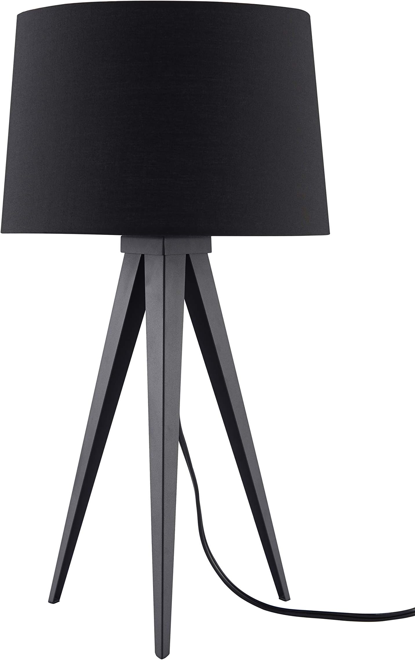 Euro Style Collection Berlin 20" Tripod Table Lamp-Black