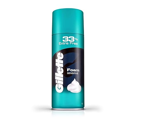 Gillette Classic Sensitive Skin Pre Shave Foam-418 g (33% extra)