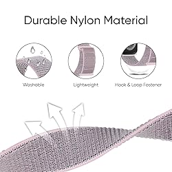 6 Pack Sport Nylon Loop Band Compatible with Apple