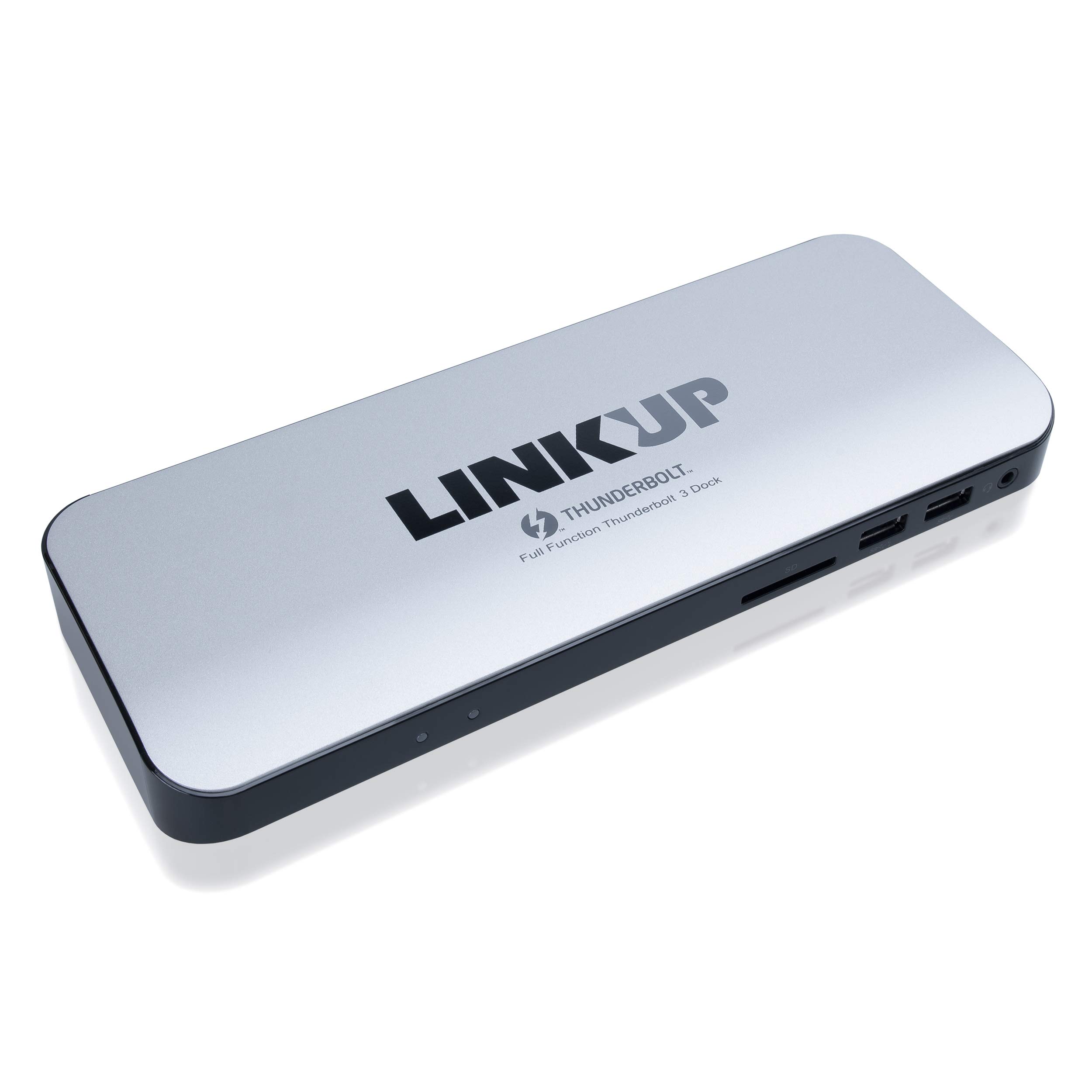 LINKUP – [Certified] Thunderbolt 3 Dock HDMI2.0 4K 135W (PD 60W) SD UHS II Card Reader 1G LAN 4xUSB3-A(5G) 3.5mm Audio 2xUSB3-C(10G)┃for Windows PC & 2021 Macbook M1 Mac Mini (TB3/TB4/USB4.0)