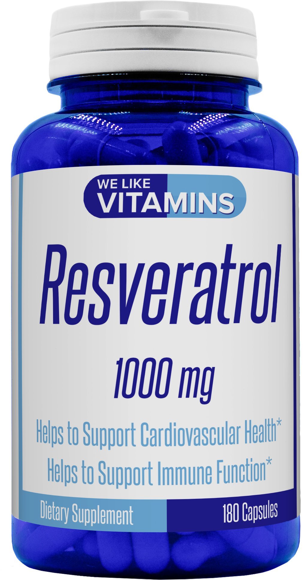 Resveratrol 1000mg 180 Capsules 3 Month Supply Best Value
