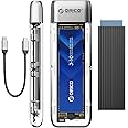 ORICO M.2 NVMe SATA SSD Enclosure, Tool-Free USB 3.2 Type-C 10Gbps to M.2 SSD Enclosure for SATA/NVMe M.2(M-Key/B+M-Key) SSD Support 2230/2242/2260/2280, Up to 4TB Max Capacity - TXM2M