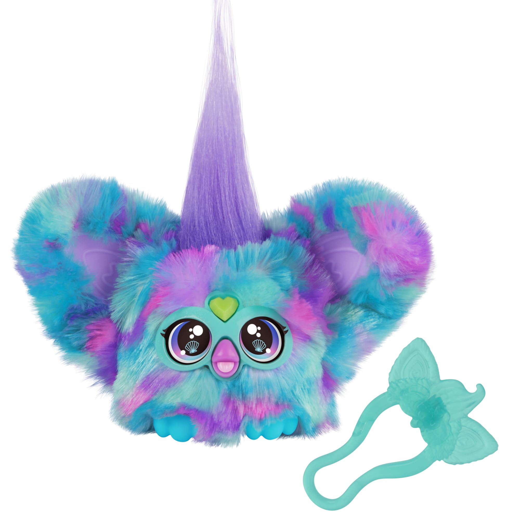 Photo 1 of Furby Furblets Mer-May Mini Friend, 45+ Sounds, Ocean Music, Speaks Only Furbish, Electronic Plush Toys for Girls & Boys, Interactive Pets, Multicolor, 6+