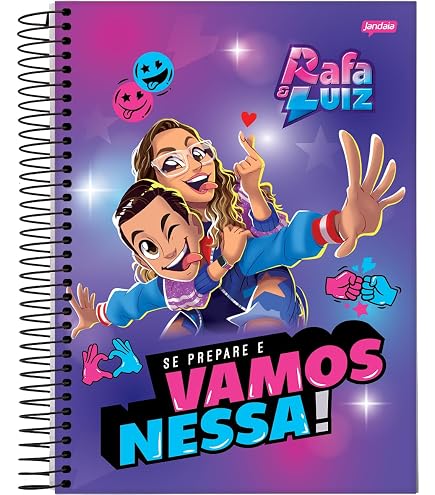 Jandaia - Caderno Espiral Universitário Capa Dura 10 Matérias 160