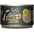 Tiki Cat After Dark Pate+, Chicken Recipe in Chicken Broth, with High Moisture Broth for Optimal Hydration, Wet Canned Cat Food, 5.5 oz. Cans (Pack of 8)