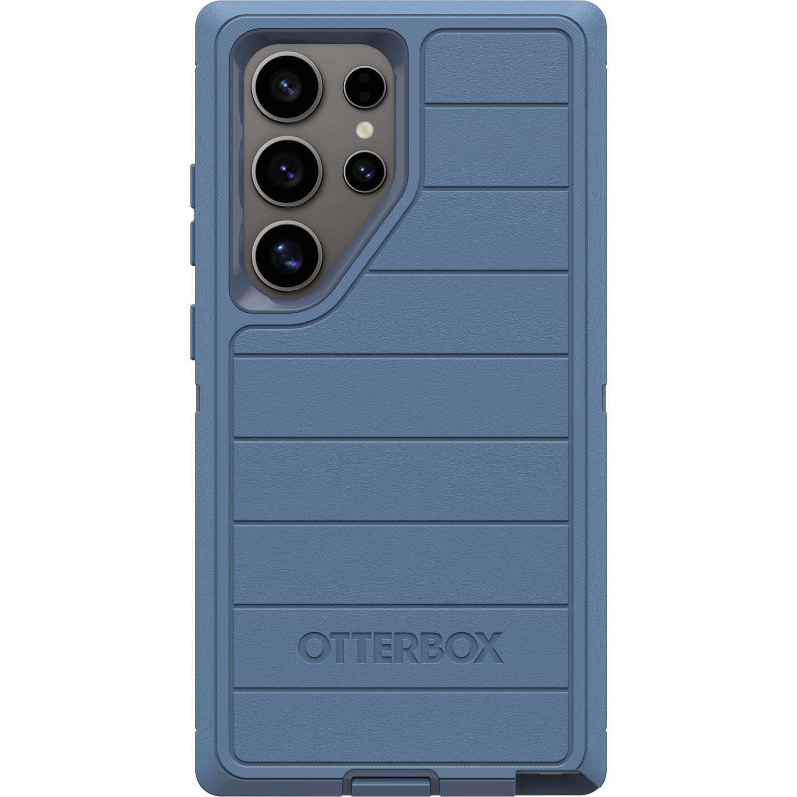 Photo 1 of OtterBox Samsung Galaxy S24 Ultra (Only) - Defender Series Case - Baby Blue Jeans (Blue) - Case Only - Screenless - Rugged & Durable - with Port Protection - Microbial Defense Protection