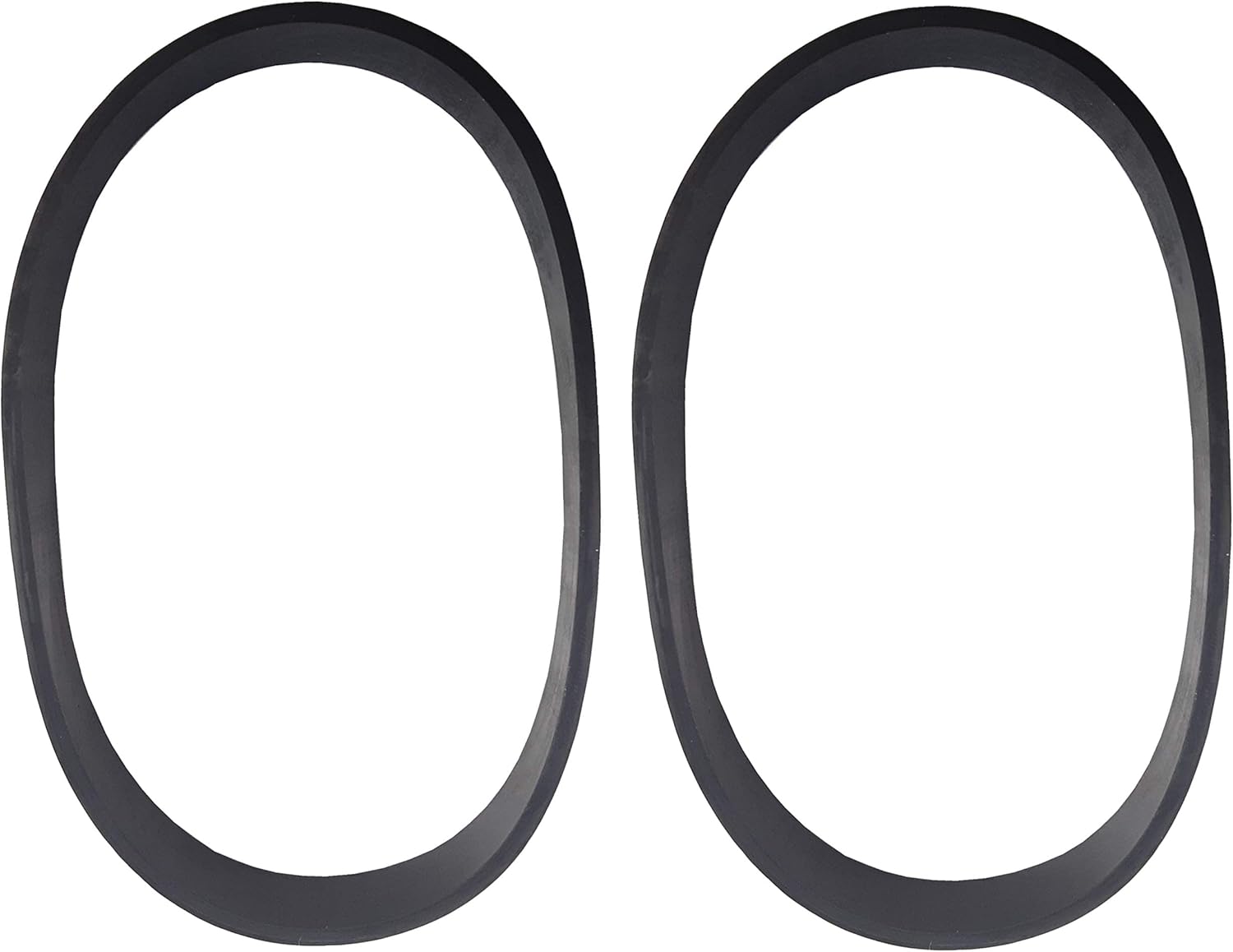 ZVac Replacement Vacuum Belts - Hoover Style Elite Flat - Replaces Parts #AH20080, 38528040 & Style 80- Compatible with Hoover Elite Rewind Bagless Upright Vacuum Cleaners - 2 Pack