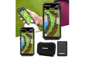 SkyCaddie PRO 5X Handheld Golf GPS - Power Bundle with PlayBetter Portable Charger & Protective Hard Case - TruePoint Precision Positioning Technology - 5.5" Display, 35,000 Maps, Dynamic HoleVue