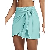 M MOTEEPI Skorts for Women Dressy Casual 2026 Tennis Golf Wrap Skirts with Shorts Pockets Tummy Control Atheltic Pickleball