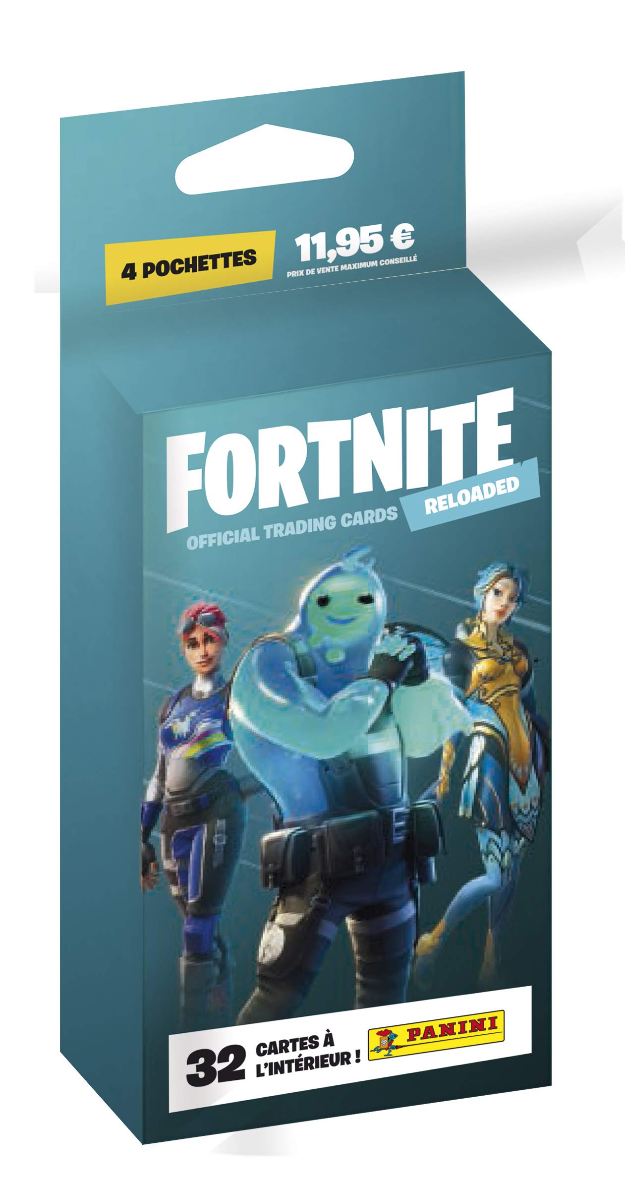 Panini France SA-Blister Pack of 4 Pouches for Fortnite TC International 003747KBF4