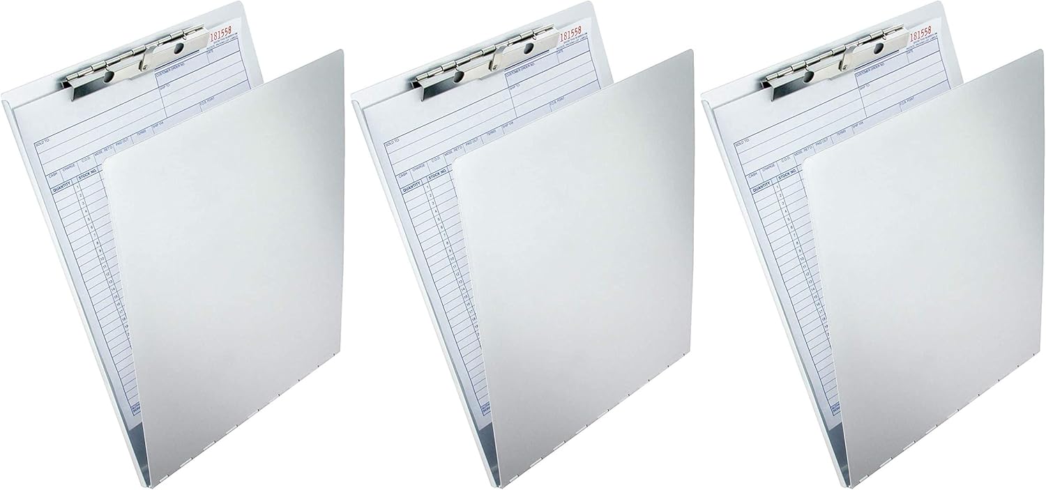 Saunders Recycled Aluminum A-Holder Form Holder – Letter Size Form Holder with Hinged Writing Plate. Office Supplies : Clipboards : Office Products