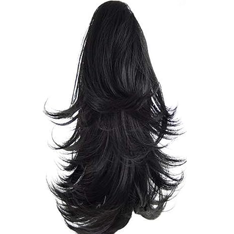 Mostly Multi Step Cut Feather Style Clutcher Hair Extension 1pcs