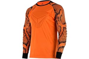 Levelty Soccer Goalkeeper Jersey Adult/Youth Elbow Padded Long Sleeve Goalie Shirt Men Women Kids Goalkeeper Jersey