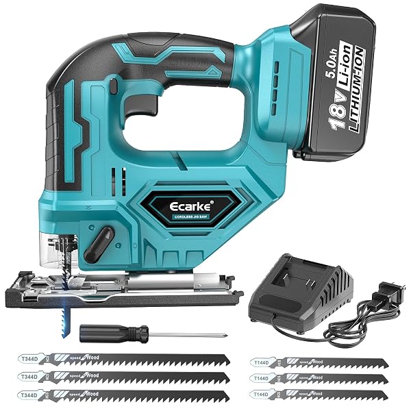 ECARKE JIGSAW COMPATIBLE WITH MAKITA 18V, BRUSHLESS CORDLESS...