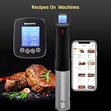 Inkbird ISV-100W Sous Vide WiFi Cooker 1000W with Touch Control view 7