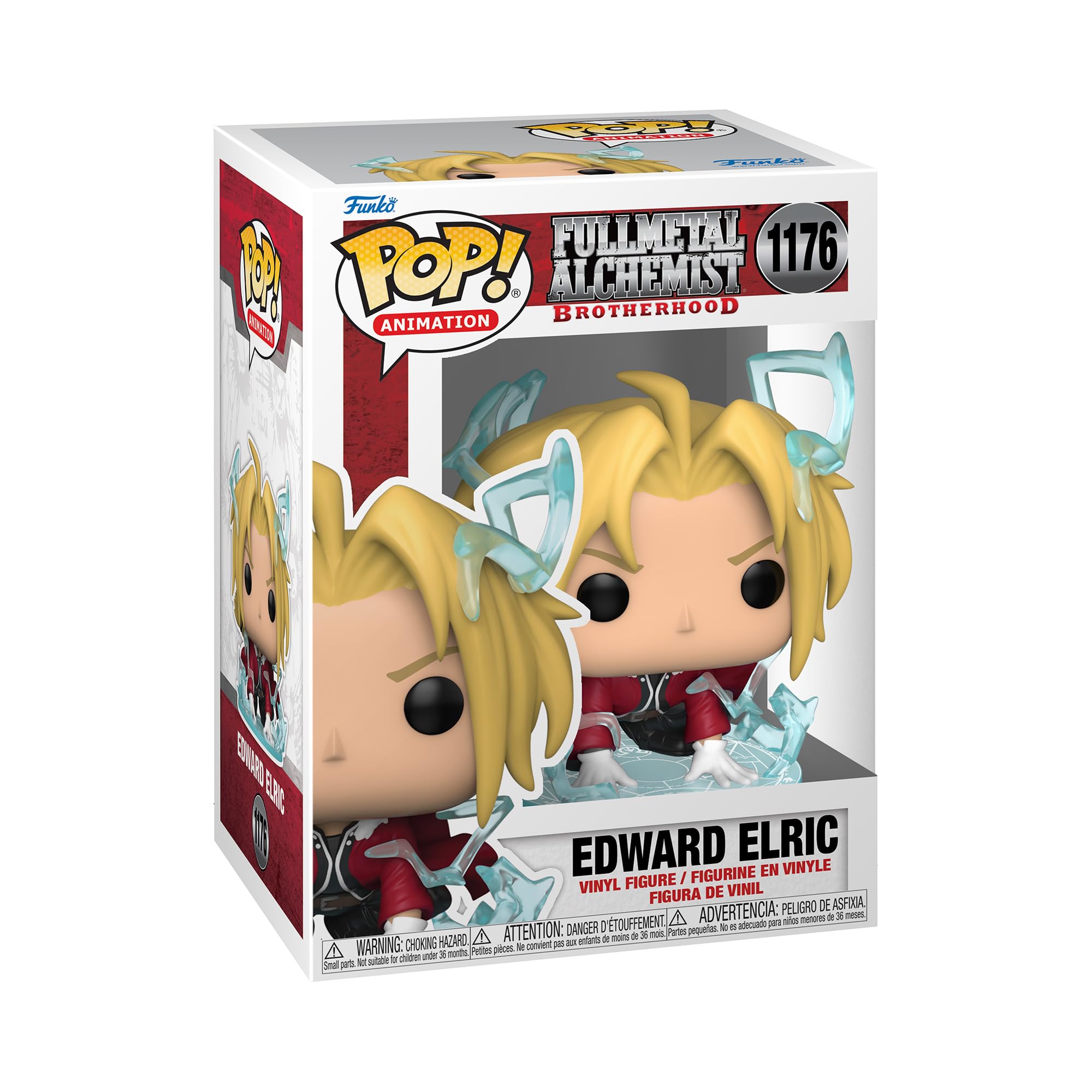 Funko Pop! Animation: FMA: B - Edward Elric - Ed - Glow In the Dark - 1/6 Odds for Rare Chase Variant - Full Metal Alchemist - Collectable Vinyl Figure - Gift Idea - Official Merchandise - Anime Fans