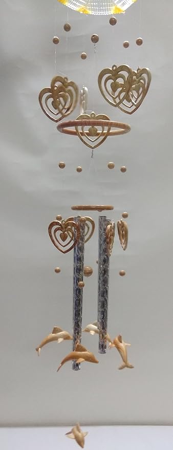 Ethnic Karigari Wind Chimes for Home Positive Energy with Good Sound for Balcony and Garden, Home Entrance Decor 85 cm