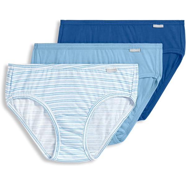 Pack De 6 Bragas Bikini Jockey Elance - 100% Algodón, Tiro Bajo, Color Marfil/Rosa Sombra