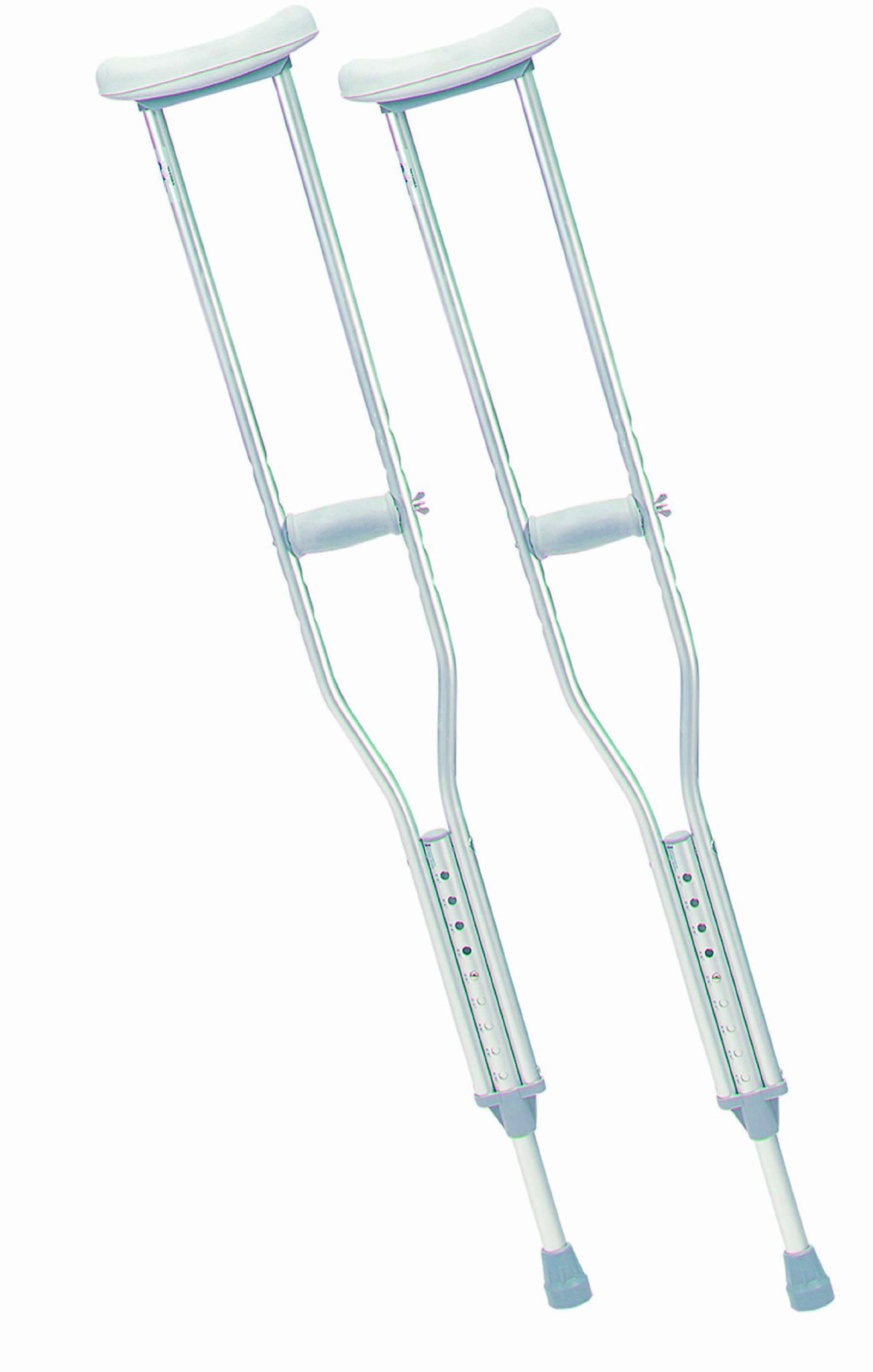 Drive Devilbiss Aluminium Underarm Crutches (Adult), 114cm