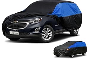 GUNHYI Chevrolet Car Cover Custom Fit Chevrolet Chevy Equinox Waterproof All Weather, Lightweight Full Exterior Cover for Automobiles Outdoor Sun UV Rain Dust Snow Wind Protection.