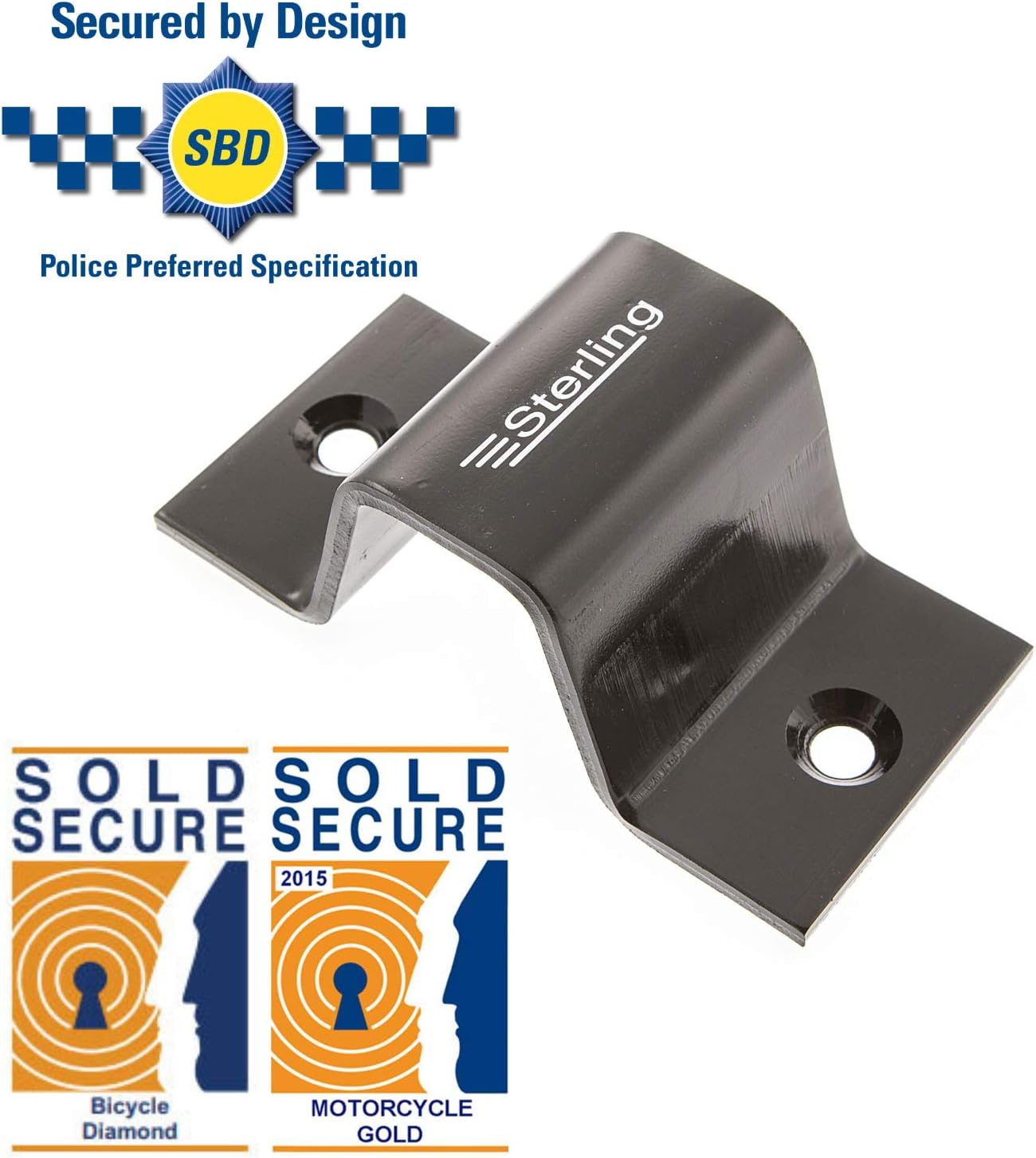 Sterling Sold Secure Diamond & Gold High Security Ground/Wall Anchor, Black, GA1 - Image 3