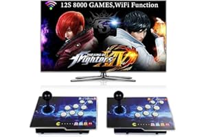 RegiisJoy 8000 in 1 Arcade Game Console Pandoras Box 12S WiFi Function, Classic Retro Game Machine for PC & Projector & TV,1280X720 Full High Definition,Search/Hide/Save/Load/Pause Games,Favorite List