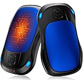 Hand Warmers Rechargeable 2 Pack, MKG Electric Hand Warmer, 24Hrs Long Lasting Reusable HandWarmers with 3 Levels Quick Heat, Portable Pocket Heater for Camping, Hunting, Golf, Women Wen Winter Gift