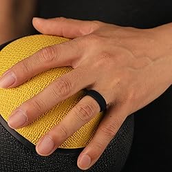 Egnaro Men's Silicone Rings, 7.5mm Wide 2.5mm Thick