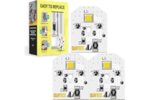 Gurtice New Upgraded 3 Pack WR55X11132 WR55X25754 LED Light for GE Refrigerator Replace WR55X30602 WR55X26486 PS4704284 3033142 EAP12172918 AP6261806