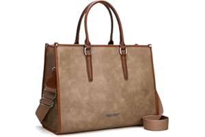 Montana West Laptop Tote Bag for Women 15.6 Inch Computer Bags Business Office Work Briefcase With Adjustable Shoulder Strap
