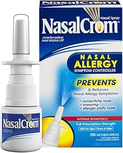 NasalCrom Nasal Spray Allergy Symptom Controller | 200 Sprays | .88 FL OZ
