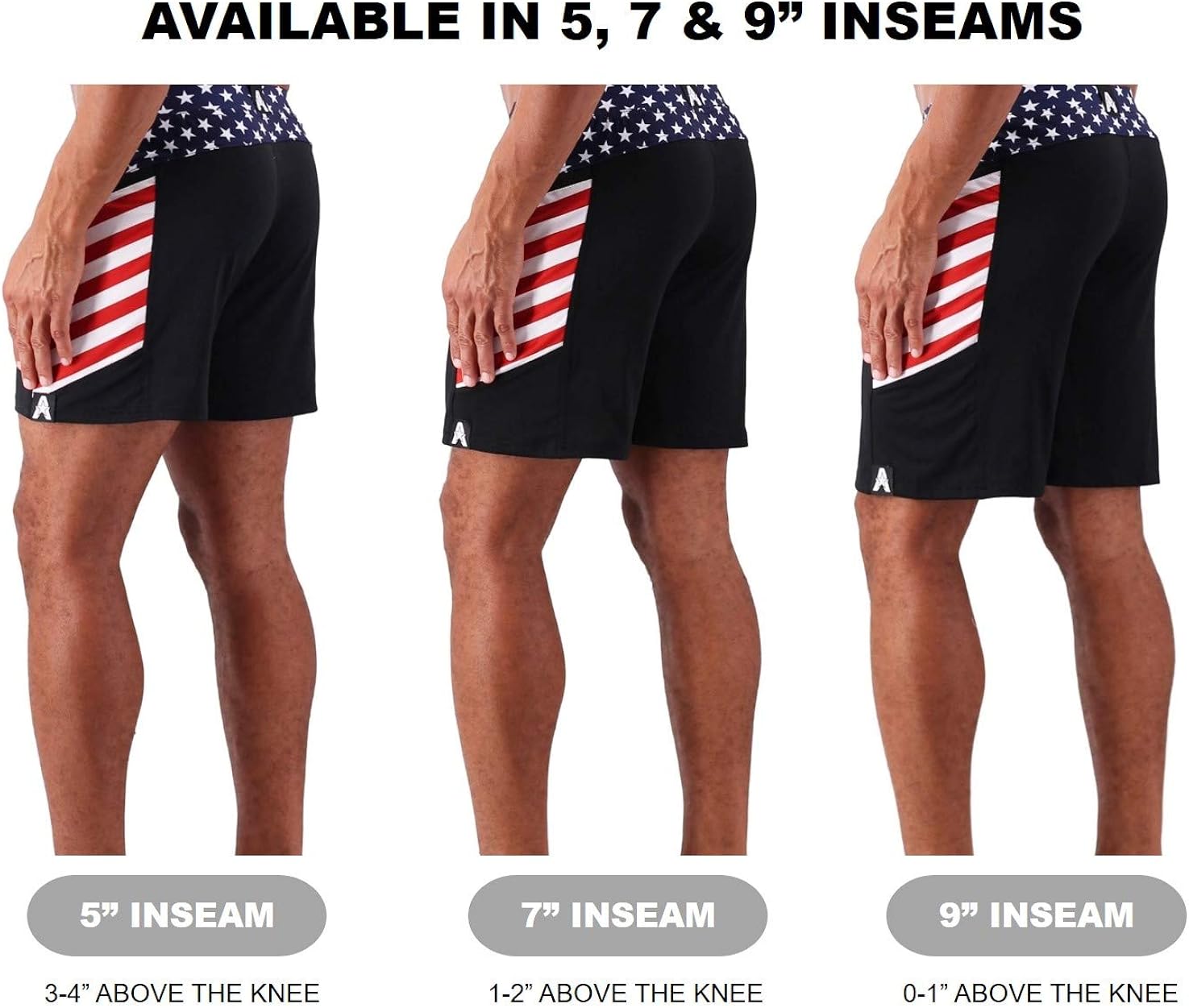 Anthem Athletics Hyperflex Men's 5" Cross-Training Workout Gym Shorts: Clothing