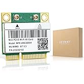 AX210HMW WiFi Card, Wi-Fi 6E Laptop Wireless Card Mini PCIE Interface, Tri-Band Wireless Module for Laptop, 802.11AX WiFi Ada
