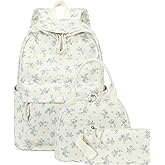 BTOOP School Backpacks for Teen Girls Bookbags Lightweight Kids Backpack School Bags Set with Lunch Box Pencil Case