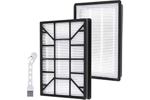 Erinice EF-12 52731 HEPA Media Filter Compatible with Kenmore Pet Friendly Bagged Canister Vacuum Cleaner 81614 81615 BC4026 Filters Replacement, compare to part # 591021101, 2 Pack