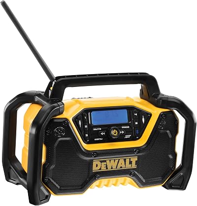 DeWalt DCR029 Compact Bluetooth Radio 240V Li‑ion Bare Unit 30W Speakers