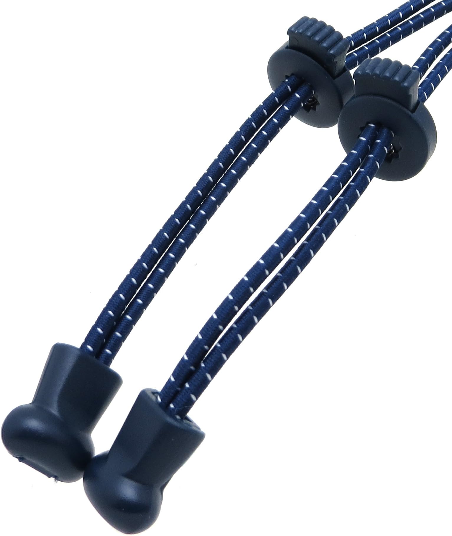 Elastic Locking No-Tie Stretch Shoelaces - Running/Triathlon/Hiking Easy to Use Never Retie