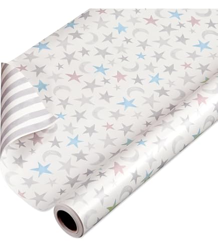 Carta Regalo WRAPAHOLIC Eid Mubarak | Rotolo 43 Cm X 5 M Con Motivo Moschea E Lanterne – Per Feste Islamiche, Compleanni E Baby Shower