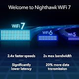 NETGEAR Nighthawk Tri-Band WiFi 7 Router RS300 9.3 Gbps 2.5G NIC view 3