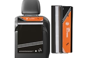 ENLIVIK 40 Pcs Disposable Car Trash Bag - Large Capacity - Car Garbage Bag Hanging from Headrest - Easy to Stick-On, Leakproof, Smellproof Car Trash Can, Puke Bags - Ideal for Travel, Camping, and Home Use