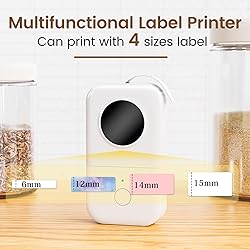 Phomemo D30 Label Maker with 3 Tapes, Bluetooth