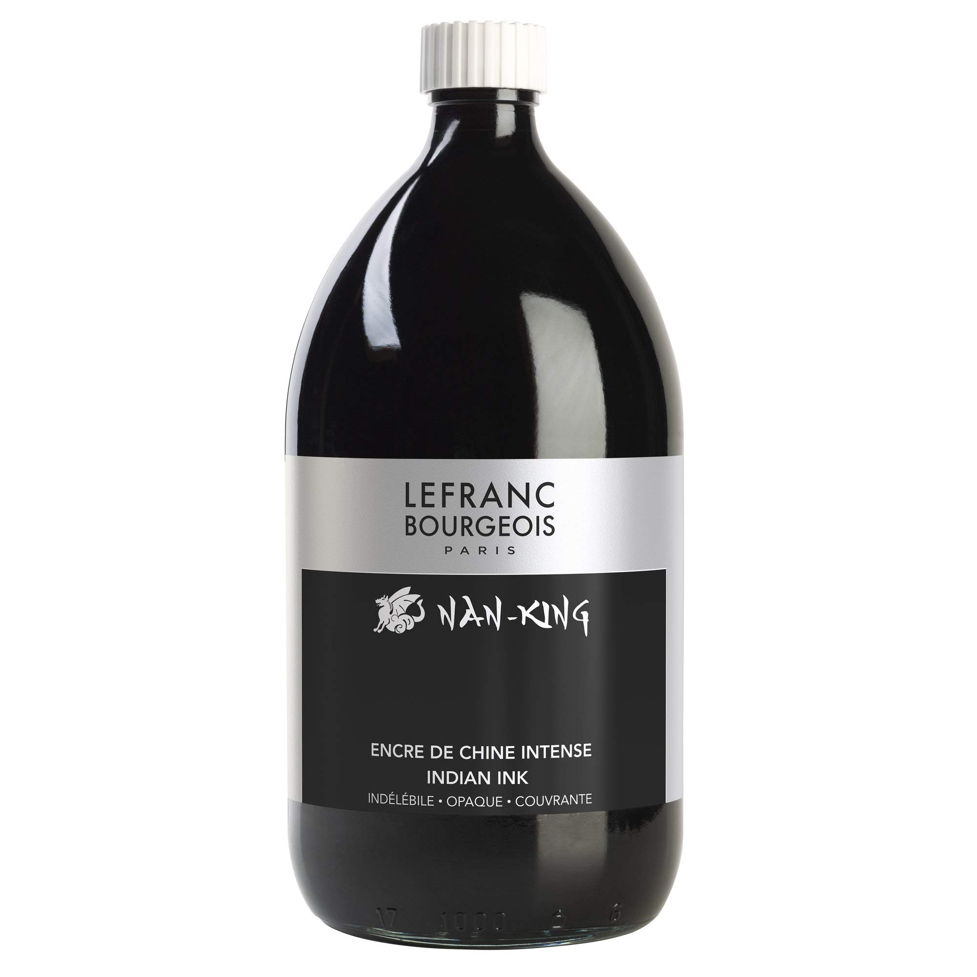 Lefranc & Bourgeois Nan King Calligraphy and Drawing Ink 1000ml - Kalligrafie - und Zeichentusche Black