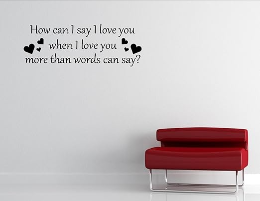 Amazon Com How Can I Say I Love You When I Love You More Than